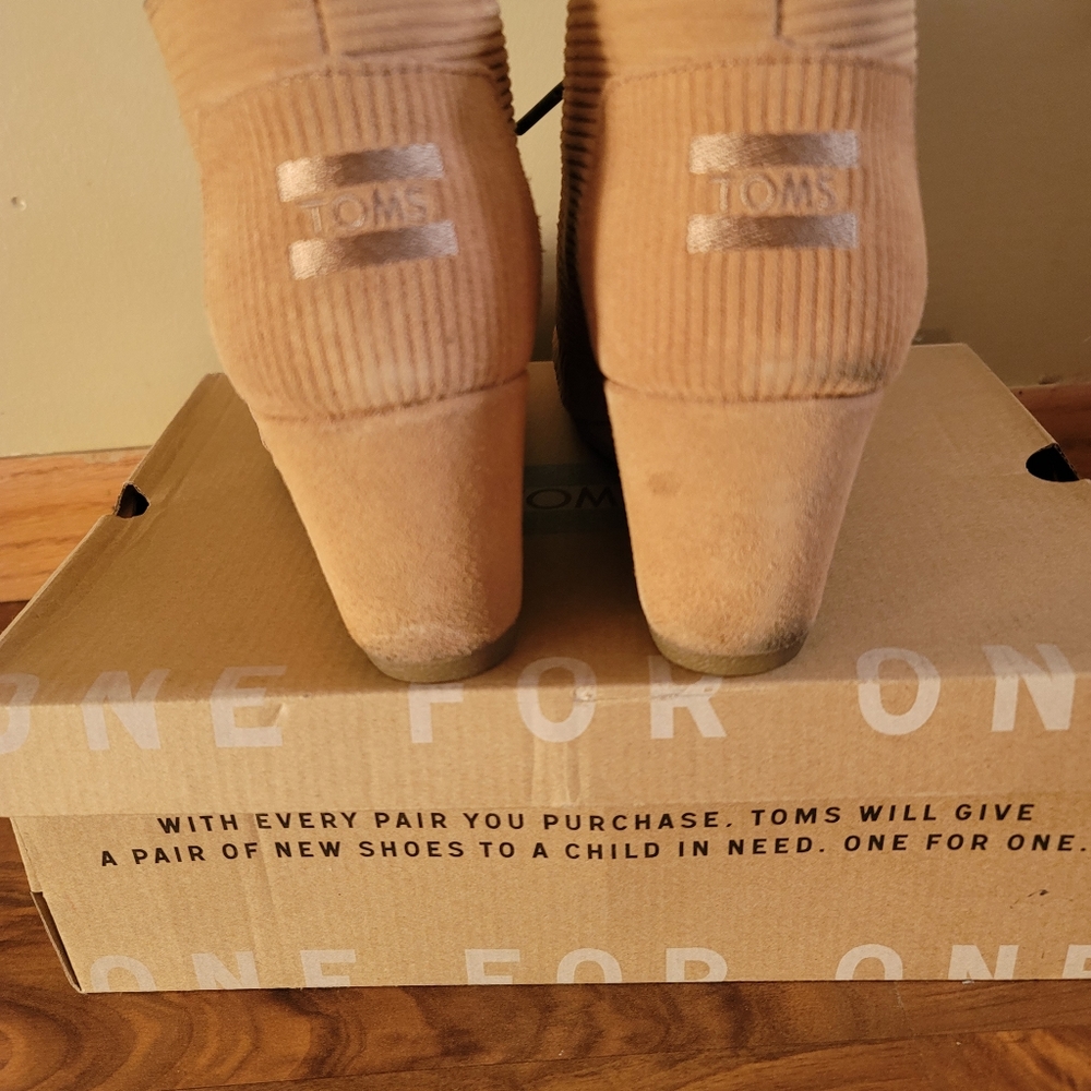 Toms women desert suede Kala Tan booties - Picture 3 of 7